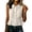 Beige #55, variant on Women's Cotton Linen Tank Tops Sleeveless Peter Pan Collar Peplum Shirts Button Up Casual Flared Hem Cute Blouses Purple M