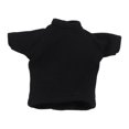 thumbnail image 4 of Figura de acción de hombre a escala 1:12, ropa de tela, moda, coleccionable, uso diario, informal, miniatura Negro, 4 of 8