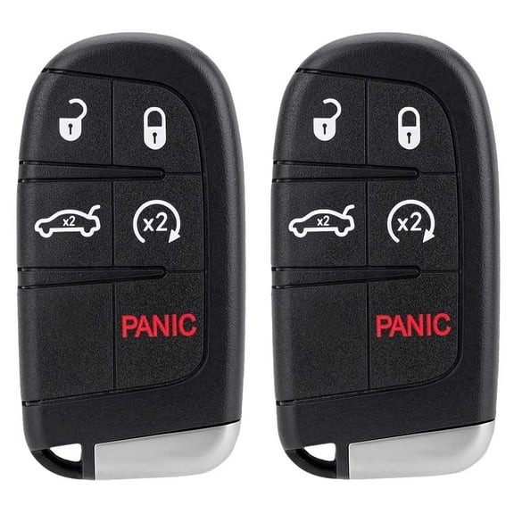 AKS KEYS New Replacement for Chrysler Smart Keyless Key Fob FCC# M3N-40821302 (2 Pack)