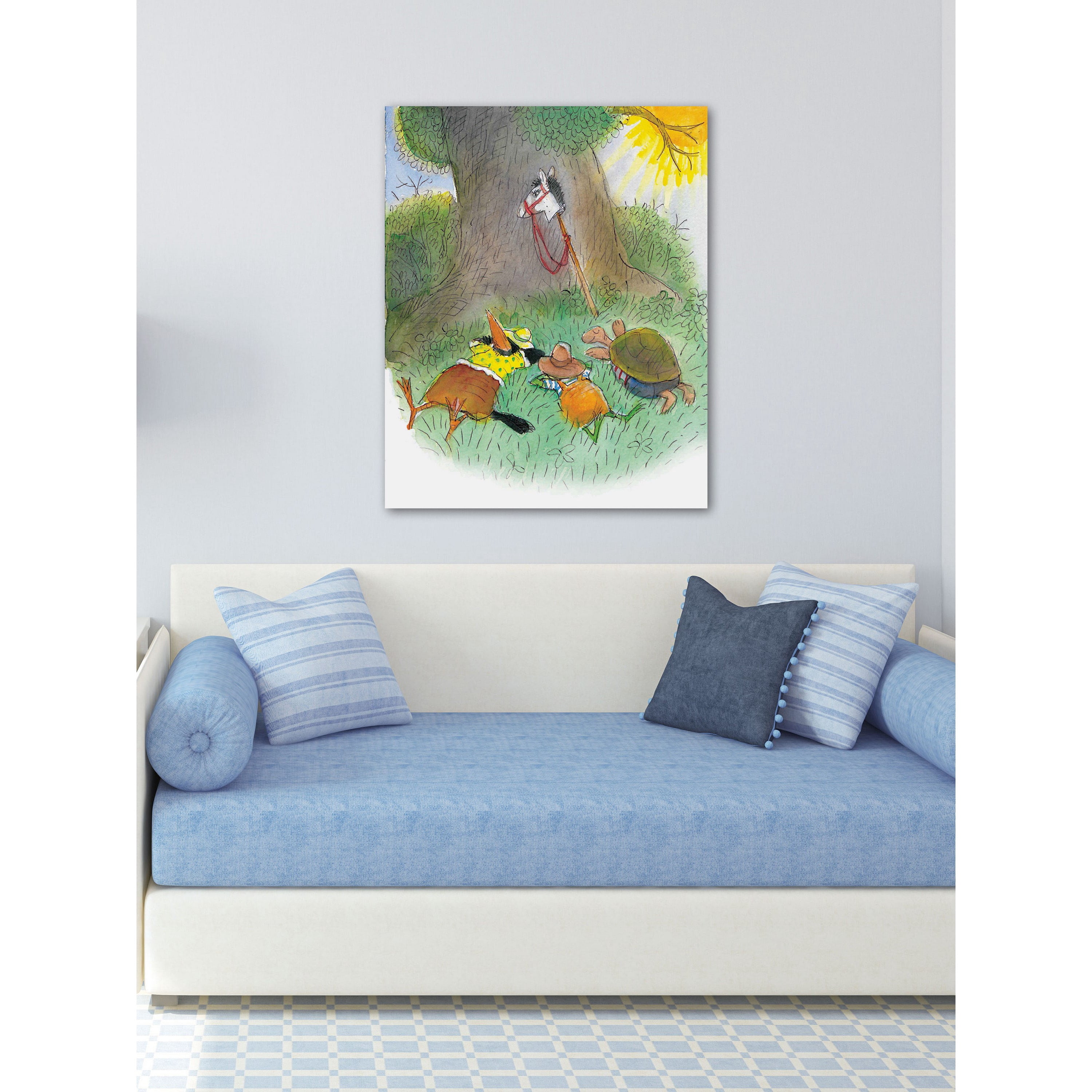 Marmont Hill "Sweet Nap" by Curtis Painting Print on Canvas