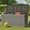 Taupe, variant on 60 Gallon Weather Resistant Resin Deck Box with Lockable Storage for Indoor Outdoor Use