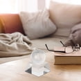 thumbnail image 3 of Clear Crystal Ball Stand Educational Glass Ball Holder Base with Camber Concave for Display, 3 of 8