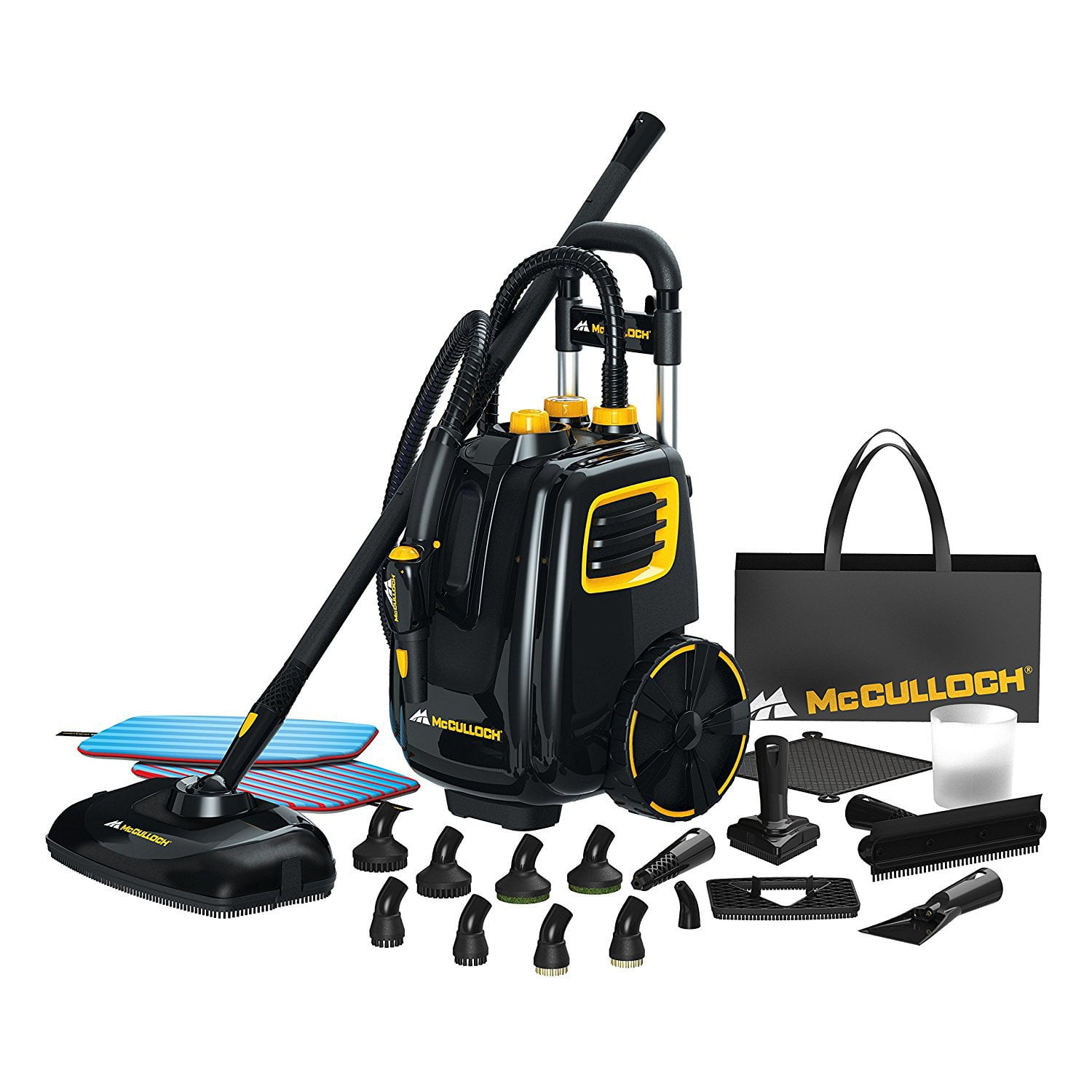 McCulloch Deluxe Canister Deep Clean MultiFloor Steam Cleaner System