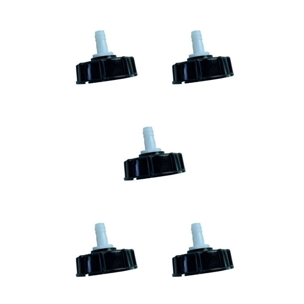 Kenally Adaptador de manguera de contenedor IBC, barriles de jardín doméstico de repuesto S60x6, convertidor de rosca, conector de conversión, piezas Type2 NO2 Kenally CBP495641