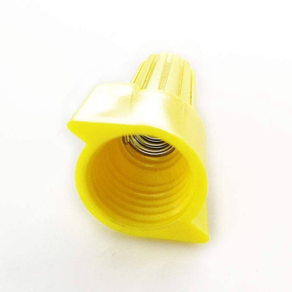 Twist Type Wire Connector Wire Nuts AWG 18-10 Winged UL Listed Yellow 500 pcs.