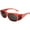 Smoke-Orange, variant on Eyewear Fanfare 2 Women's Sunglasses Fit Over the Glasses Pink Floral Frame Smoke Lens