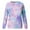 3 Light Purple, variant on Hoodies for Teen Girls Girls' Autumn and Winter Gradient Printed Round Neck Long Sleeved Casual Hoodless Sweatshirt Boys Sweatshirts,Color:1 Blue,Size:4-5 Years