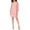 Tommy Hilfiger Womens Floral Long Sleeve Trapeze Dress 4 Bloom/Neutral Floral