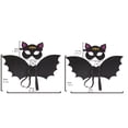 thumbnail image 3 of Set Orange Bat Themed Non Woven 2 Piece All Ages Kit for Halloween Dress Up Party and Trick Or Treat Events, 3 of 6