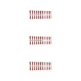 thumbnail image 1 of ZheElen Fake Nail Set French Style Scratch Resistant Press-on Fingernails Full Cover Removable for Trimble Adjustable Manicure Stickers Type 6 3Set, 1 of 6