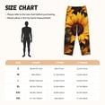 thumbnail image 3 of Fotbe Vibrant Sunflower Blooms Pantalones de Pijama para Mujer, Pantalones de Dormir, Pantalones Pj con Cordón y Bolsillos-Medium, 3 of 6