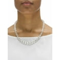 thumbnail image 2 of PalmBeach Jewelry Beaded Simulated Birthstone Necklace and Earrings Set in Silvertone, 2 of 4