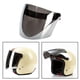 thumbnail image 1 of Casco de motocicleta estándar shamjiam Visera de cascos de moto 3 Snap Wind lente, 1 of 7