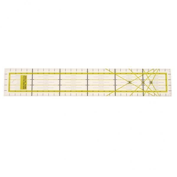 Abbracc 2x1 Piece Plastic Quilting Template Patchwork Tailor Sewing Ruler Rectangle1 2 Pcs
