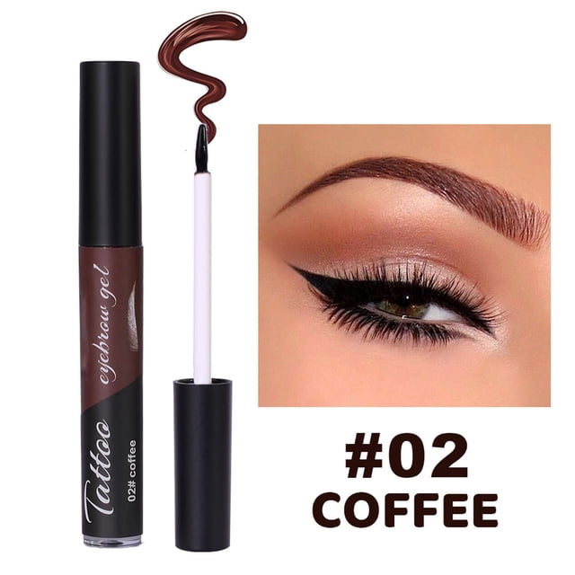 Xihbxyly Crema para Cejas, Tinte Líquido Resistente Al Agua, Secado Rápido, Fácil Aplicación, Fórmula Sin Halos, Aspecto Natural, Uso con Maquillaje, Duración Todo El Día, Tamaño Compacto de 5 Ml