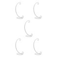 thumbnail image 3 of Cateissary Candelabro de hierro de 23CM, soporte colgante de bola de cristal, jarrón de cristal para plantas, soporte colgante de hierro, Type2 NO2, 3 of 6