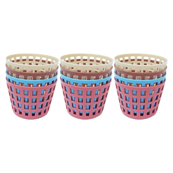MRLESS 12Pcs Mini Laundry Basket Storage Box Cube Furniture for Accessories