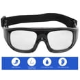 thumbnail image 1 of Gafas De Baloncesto Deportivas Para PC Resistentes A Impactos, Gafas Protectoras Extraíbles Montadas En La Cabeza, Color Negro, 1 of 7