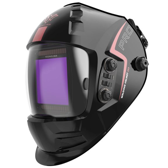 Casco de Soldadura YESWELDER con Lente Hemisférica y Oscurecimiento Automático