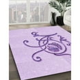 thumbnail image 2 of Ahgly Company Indoor Rectangle Patterned Heliotrope Purple Area Rugs, 5' x 8', 2 of 6