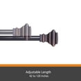 thumbnail image 5 of Kenney® Sunderland 3/4" Fast Fit™ Easy Install Decorative Window Curtain Rod, 42-120", Antique Copper, 5 of 6