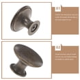 thumbnail image 2 of IFANLANDOR 6Pcs Smooth Touch Cabinet Knobs Single Hole Oval Green For Interior Design, 2 of 7