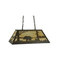 thumbnail image 4 of Meyda Tiffany 130626 33" L Bear At Lake Island / Billiard Fixture - Bronze, 4 of 5