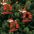thumbnail image 4 of Christmas Tree Decorations Christmas Tree Decoration 2D Acrylic Decoration Letter Pendant with 26 Letters Christmas Hanging Decoration Diy Crafts Christmas Home Decoration Christmas Tree Ornaments, 4 of 5