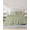 Green, variant on 3 Piece Twin Sheet Set Sage Green Sheets Set for Twin Size Bed, Breathable Soft Microfiber Bed Sheets Cooling Geometric Flower Leaf Diamond Plaid Retro Fitted Sheet Deep Pocket, Pillowcases