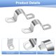 thumbnail image 2 of Uxcell 20-Pack Abrazaderas de Conducto, 11/16" Abrazadera de Tubería Rígida de Acero Inoxidable 304 M18 Soporte de Tubería para Fontanería, 2 of 7