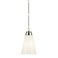 thumbnail image 4 of 52661PN Kichler Lighting Marsailli - 1 Light Pendant-19 Inch Tall and 11.5 Inch Wide-Polished Nickel Finish-Cased Opal Glass Color, 4 of 6
