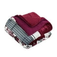 thumbnail image 3 of Soft Printed Micromink Sherpa Comforter Set, 3-Piece Comforter Set – Fluffy Ultra Cozy, Warm, and Plush Reversible Comforter with 2 Pillowcase, Queen/King Size, 3 of 6
