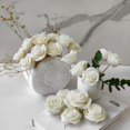 thumbnail image 2 of Valentine's Day Rose Aroma Candle Silicone Mold DIY Flower Diffuser Stone Handmade Soap Plaster Drip Mold Spring Home Decoration, 2 of 4