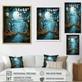 thumbnail image 4 of Designart "Bizare Melting Clocks" Abstract Floater Framed Canvas Print, 4 of 7