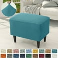 thumbnail image 3 of CNKOO Housse Extensible pour Pouf 1 Pce Style Moderne Housse Anti-Poussière pour Repose-Pieds Déco Salon Déco Maison Housses Élastiques pour Pouf Housse de Protection ZZZ, 3 of 7