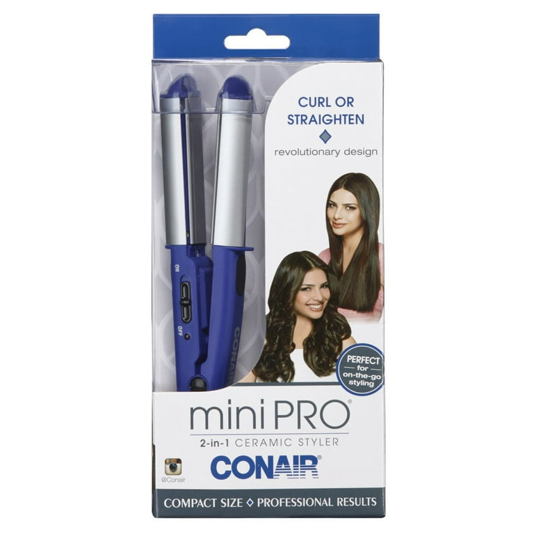 Conair MiniPRO 2 in 1 Ceramic Hair Styler Walmart