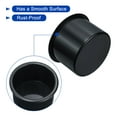 thumbnail image 3 of Uxcell 2Pcs Plastic Drop-in Cup, 2.52" x 4" Drink Can Holder Poker Table Cup Holder Insert, Black, 3 of 6
