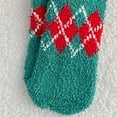 thumbnail image 4 of FhsagQ Chaussettes Grande Taille pour Hommes 5X Noël Dessin Animé Velours Corail Mi-Tube Chaussettes Chaudes Épaisses Rouges Chaussettes Hommes Mamelon Exposé Chaussettes pour Hommes Rehausseur Soutien-Gorge Sans Entrejambe Rouge Melon D\'eau Taille Unique, 4 of 6
