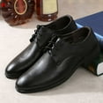 thumbnail image 6 of Mepaouo Men Formal Shoes Classic Retro Business Loafers Slip on Breathable Leather Shoes for Working, 6 of 6