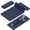 Blue, variant on Lamei Foldable Yoga Mat, 31" Extra Wide Non-Slip Exercise Mats for Home Workout, 75" Long, 8mm Thick,Lightweight Travel, Quick Unfold/Fold, Flat Lay No Curl(Beige)