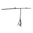 thumbnail image 1 of Backdrop Frame Stand, Alloy 6.6x6.6ft Strong T Shape Backdrop Support System with Storage Bag for Live Streaming, 1 of 7