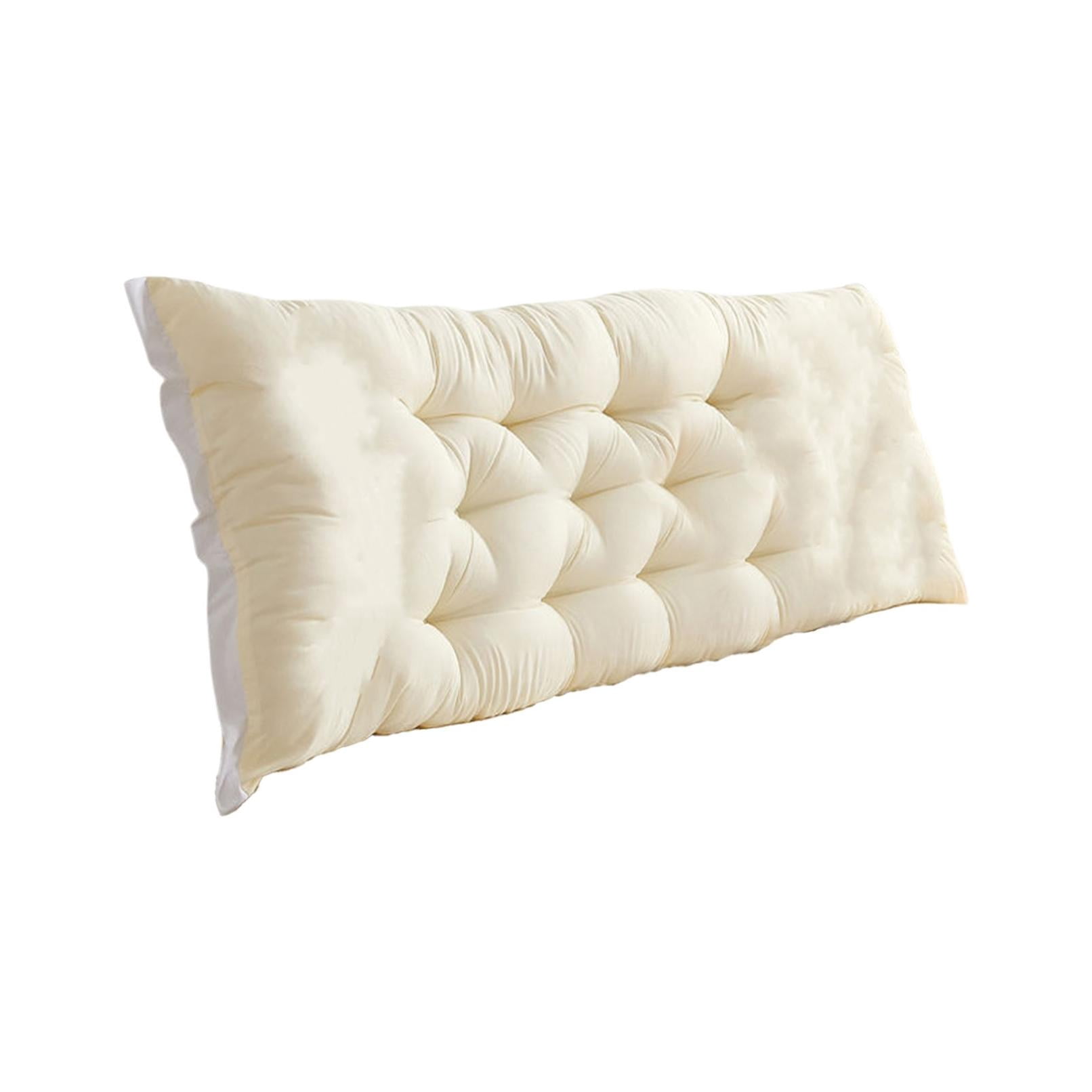 Clearance! Headboard Pillow Upholstered Wall Mounted Headboard Dorm Bed Large Bolster Headboard Positioning Support Reading Pillow Cushion 20"x47" G