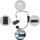 thumbnail image 4 of 1 to 2 Professional Head Wear Mic UHF Wireless Microphone for Voice Amplifier Computer, 4 of 4