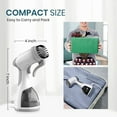thumbnail image 2 of Steamer for Clothes, 1500W Fast Heat Up Handheld Garment Steamer, Portable Travel Clothing Fabric Steamer with Upgraded Nozzle and 260ml Water Tank (Grey), 2 of 6