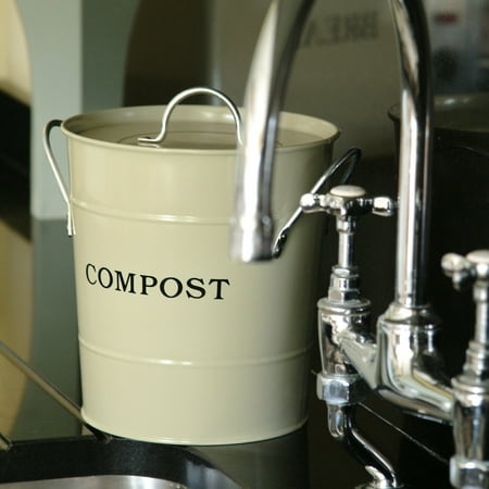 Exaco 1 Gal. 2-in-1 Kitchen Compost Bucket with Lid â