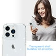 thumbnail image 5 of Compatible with iPhone 13 Pro Max Case, Clear Glitter Sparkle Soft TPU Shockproof Protective Cute Slim Thin Bling Sparkly Phone Cases Cover for Women Girls, Clear, 5 of 6