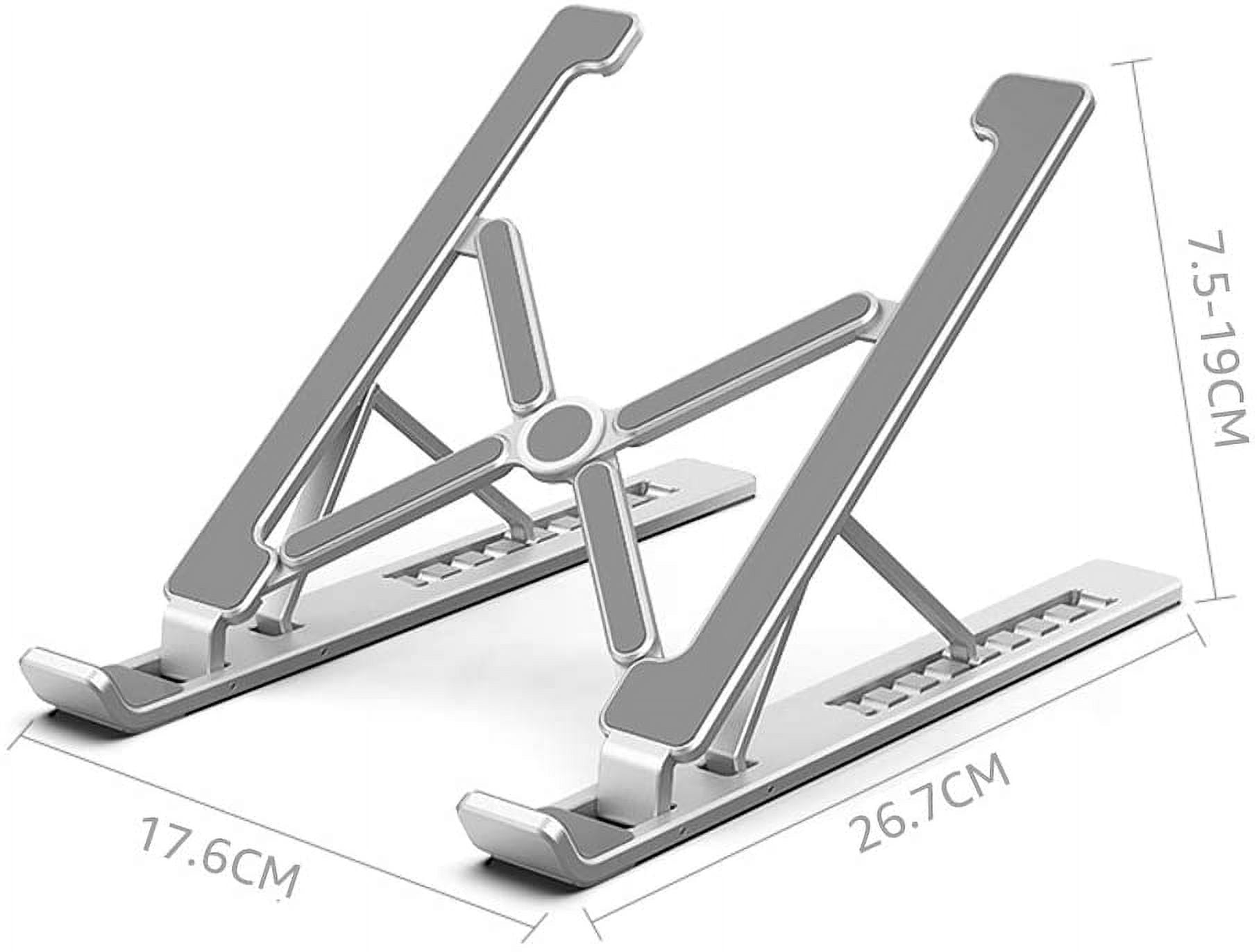 Ventilated Laptop Stand, Aluminum Laptop Stand, Adjustable Laptop Stand, Accessory For Macbook, Dell, Lenovo, Hp, Tablet, Other Laptops (10-18 Inch)