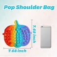 thumbnail image 1 of Bolso de hombro Fidget Toy para niña, silicona, calabaza, 1 of 3