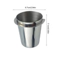 thumbnail image 3 of Glasses Finish Coffee Dosing Cup 58mm Diameter 304 Stainless Steel Suitable For Various Brewing Environment, 3 of 8