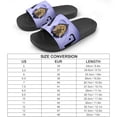 thumbnail image 2 of GZHJMY Stylish Slides for Women Men, Funny Kitten Looks Soft Flexible Slip-on Sandals Slippers, 2 of 7